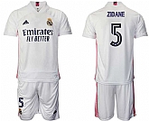 2020-21 Real Madrid 5 ZIDANE Home Soccer Jersey,baseball caps,new era cap wholesale,wholesale hats